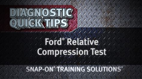 verus compression testing|Quick Tip: Ford® Relative Compression Test .